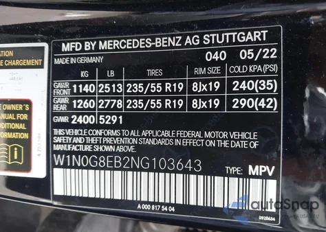 2022 Mercedes-Benz Glc 300 4Matic Suv z USA, uszkodzony, nr VIN W1N0G8EB2NG103643